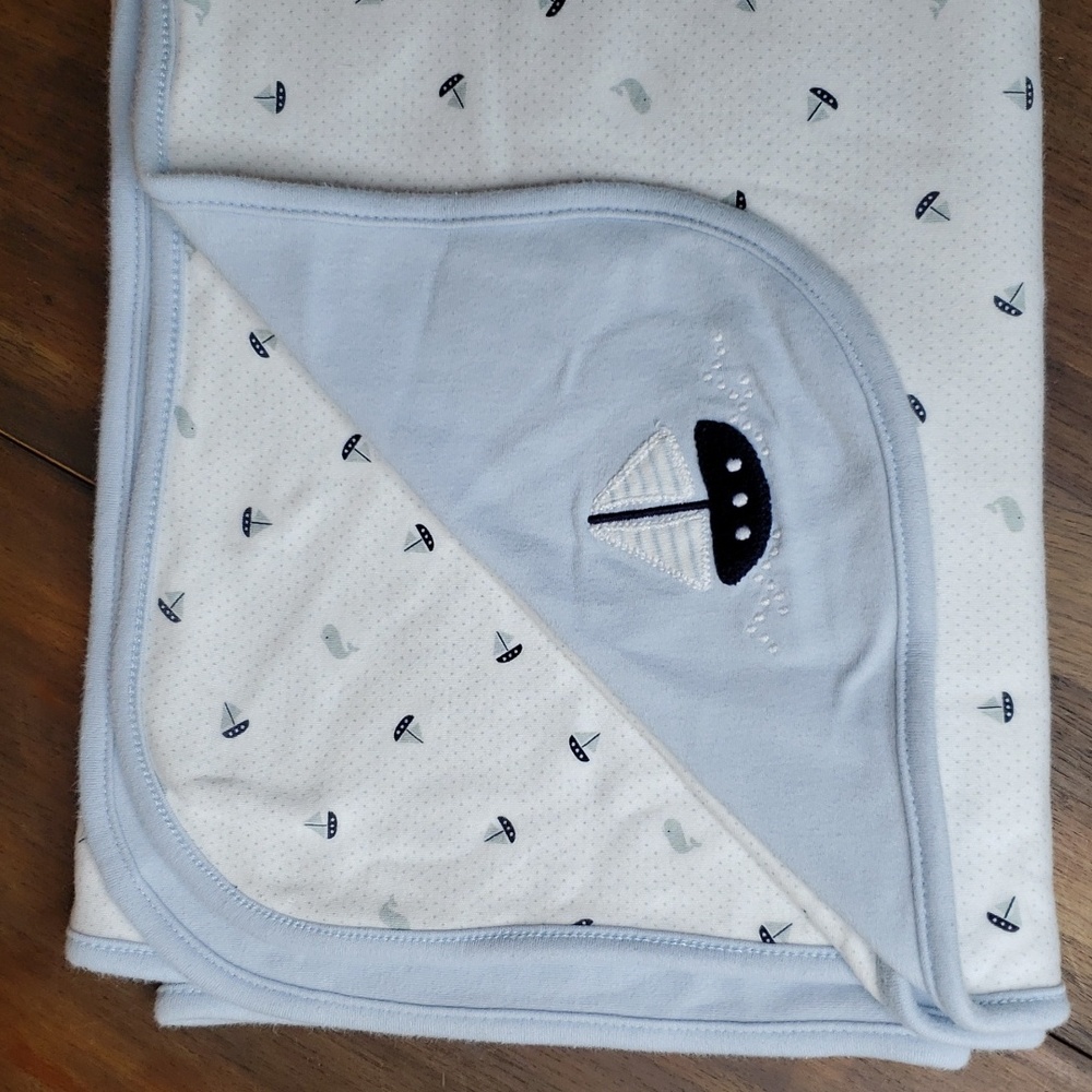Gymboree Reversible Sailboat Blanket 2007